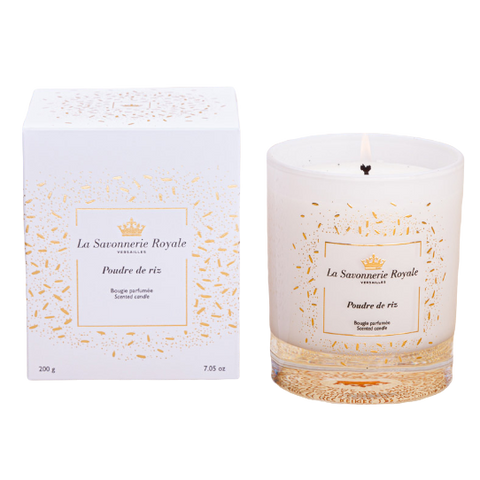 La Savonnerie Royale - Bougie Poudre de Riz - Collection Royale - 200G