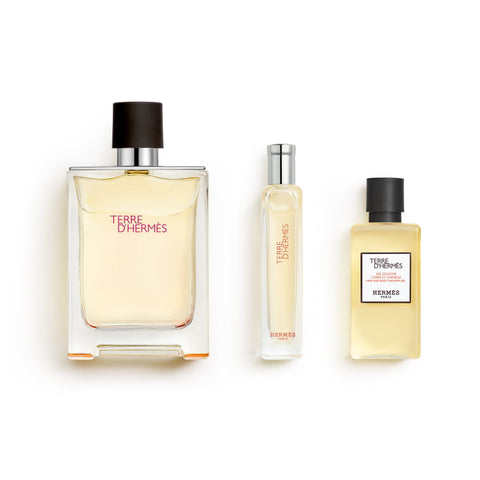 Hermès - Cofanetto Terre d'Hermès EDT 100ml + Nomade 15ml + Gel Doccia 40ml