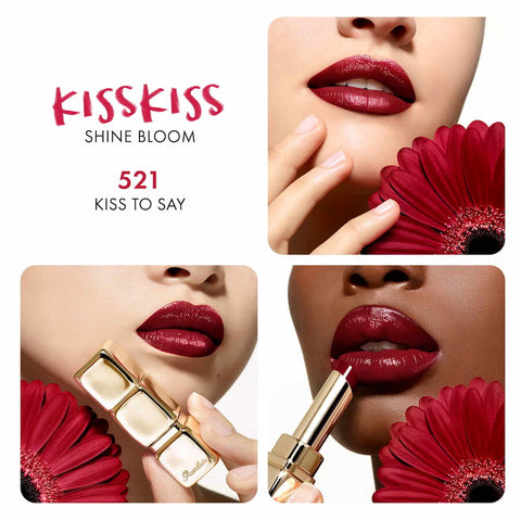 Guerlain - KissKiss Shine Bloom - Rouge Brillant