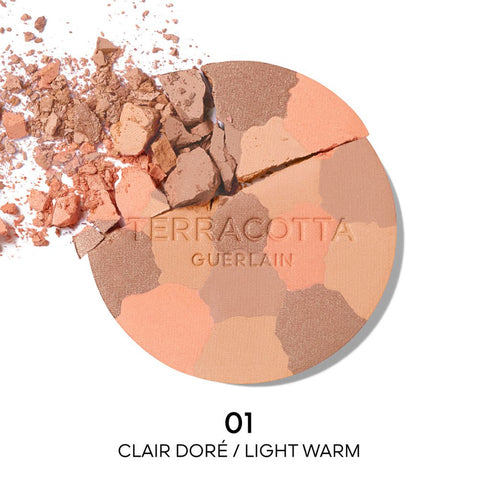 Guerlain - Terracotta Light - Natürliches Puder für einen gesunden Glanz. 96 % Inhaltsstoffe natürlichen Ursprungs.