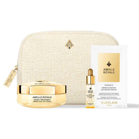 Guerlain - Abeille Royale - Coffret Crème Jour Honey Treatment 50 ml et 2 soins complémentaires
