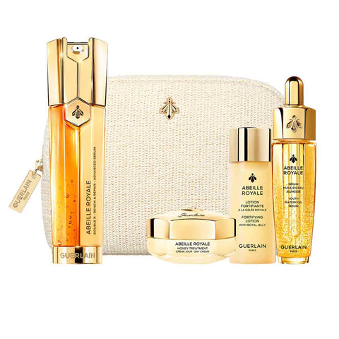 Guerlain - Abeille Royale - Coffret Double R Renew & Repair Advanced Serum 50 ml et 3 soins complémentaires
