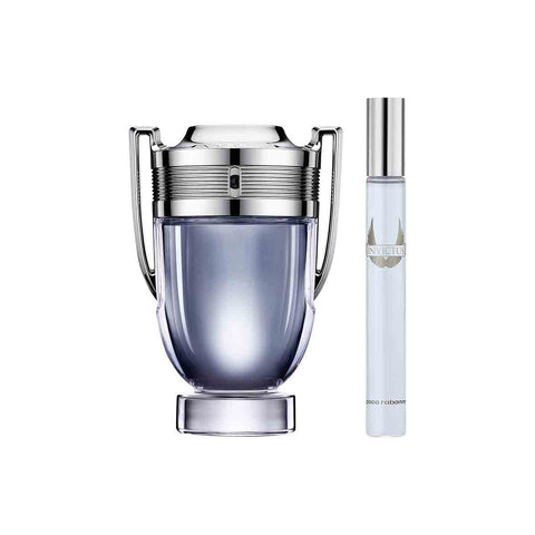 Rabanne - Geschenkset Invictus - Eau de Toilette 100 ml et+ Travel Size spray 10 ml