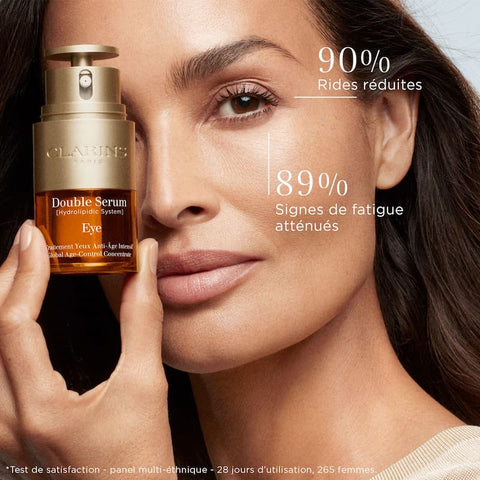 Clarins - Double Sérum Eye - Traitement Yeux Anti âge Intensif