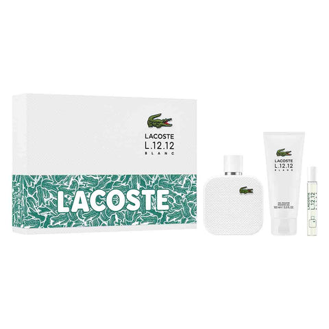 Lacoste - Geschenkset Lacoste L.12.12 Blanc - Eau de Toilette 100ml + 2 Produkte