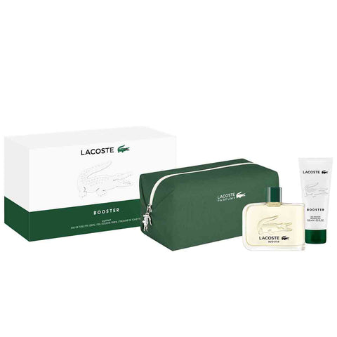 Lacoste - Coffret Lacoste Booster - Eau de Toilette 125ml + 2 produits