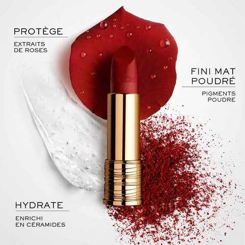 Lancôme - L'Absolu Rouge Drama Matte Rossetto opaco - Tenuta e Confort lunga durata