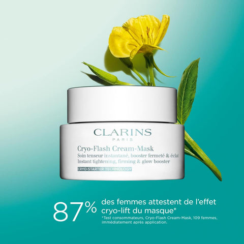 Clarins - Cryo-Flash - Masque-Crème Effet lift immédiat, fermeté & éclat 75 ml