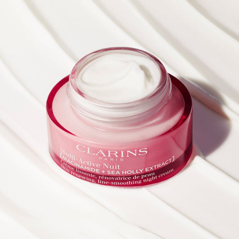 Clarins - Multi-Active Noche - Crema Alisante, Renovación cutánea Todo tipo de pieles