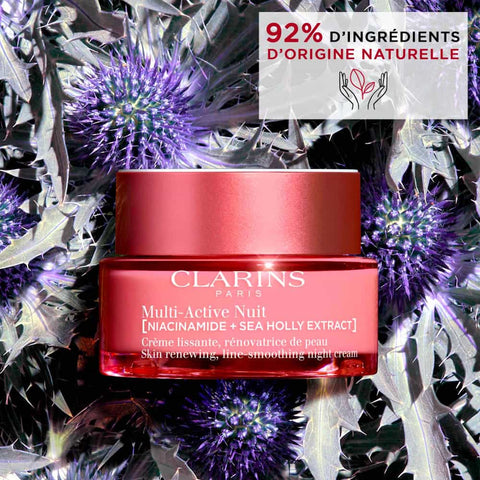Clarins - Multi-Active Noche - Crema Alisante, Renovación cutánea Todo tipo de pieles