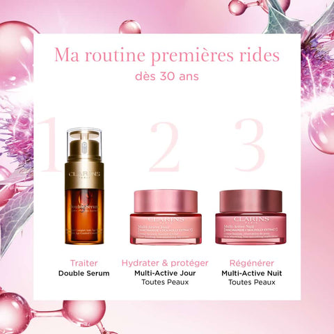 Clarins - Multi-Active Noche - Crema Alisante, Renovación cutánea Todo tipo de pieles