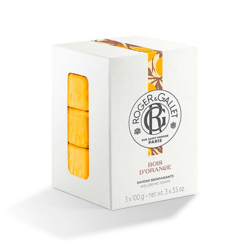 Roger & Gallet - Bois d'Orange - Coffret Savons Bienfaisants 300g