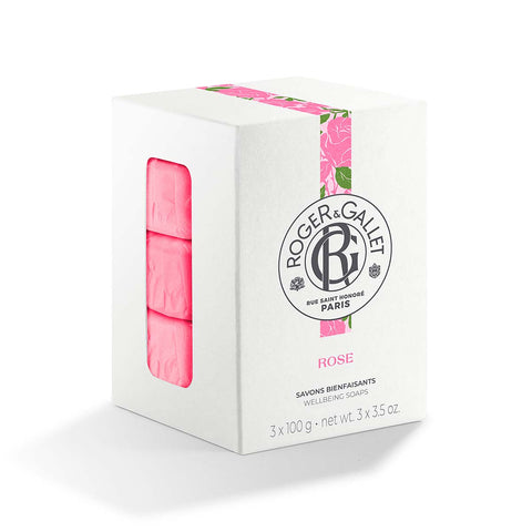 Roger & Gallet - Rose - Coffret Savons Bienfaisants 300g