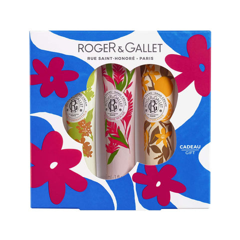 Roger & Gallet - Coffret Trio Crèmes Mains Bienfaisantes 30ml