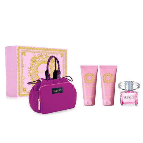 Versace - Coffret Bright Crystal - Eau de Toilette 90ml + 3 produits