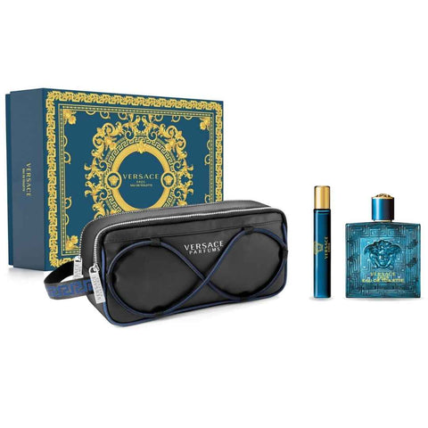 Versace - Geschenkset Eros Men - Eau de Toilette 100ml + 2 Produkte