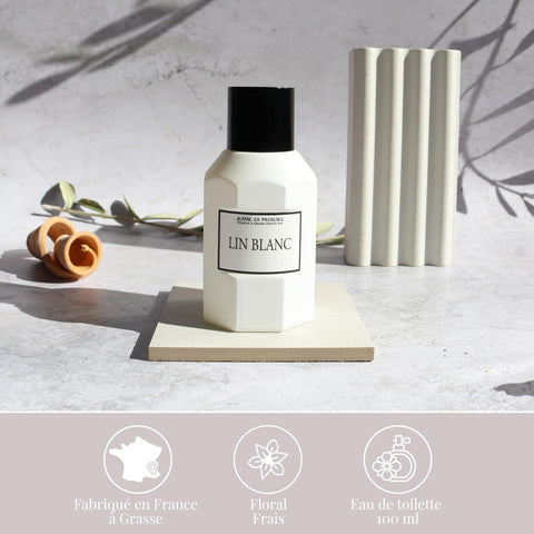 Jeanne en Provence - Lin Blanc Homme - Eau de Toilette Spray 100 ml