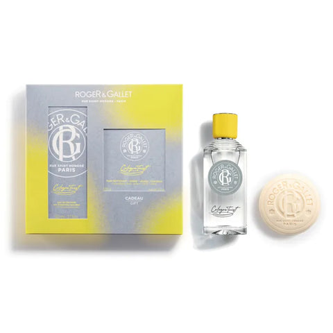 Roger & Gallet - Coffret Cologne Twist - Eau de Cologne 100ml + Pain Nettoyant 3-en-1 100g