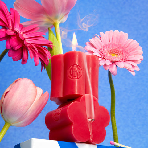 Roger & Gallet - Coffret Gingembre Rouge - Eau Parfumée Bienfaisante 100ml + Bougie Parfumée