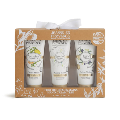 Jeanne en Provence - Gift Set JEP hand cream set verbena/jasmine/olive 3x75 ML