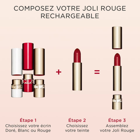 Clarins - Joli Rouge Velvet - Rouge à lèvres rechargeable - Recharge