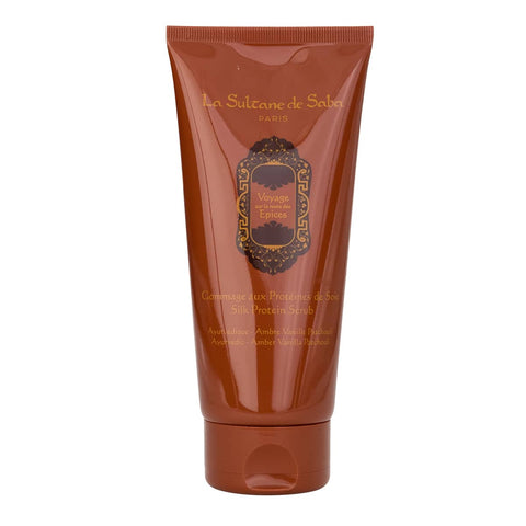 La Sultane de Saba - GOMMAGE AUX PROTEINES DE SOIE VOYAGE SUR LA ROUTE DES EPICES 200 ML
