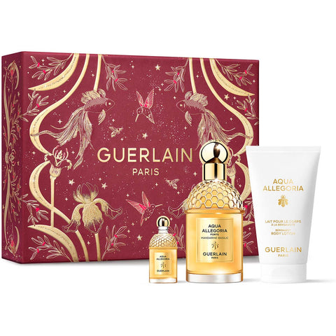 Guerlain - Aqua Allegoria Mandarine Basilic Forte - Coffret Eau de Parfum 75 + 75 +7,5 ml