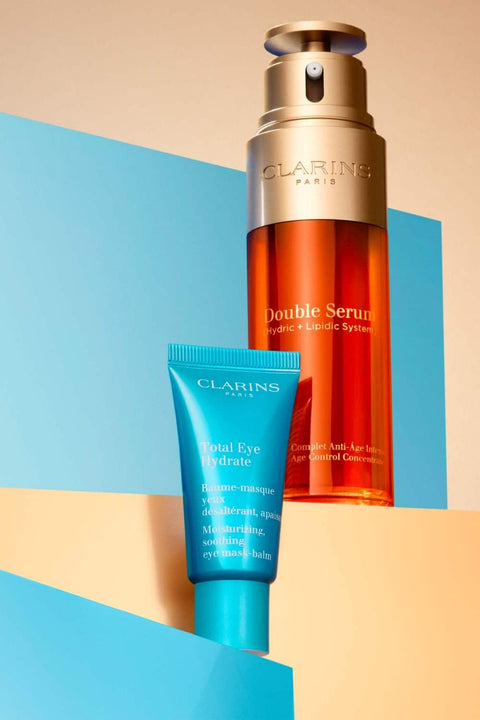 Clarins - Total Eye Hydrate - Baume-masque yeux désaltérant, apaisant