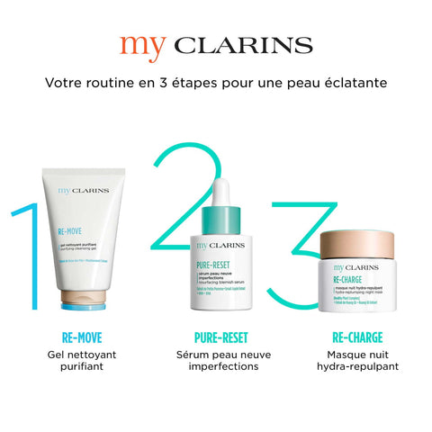 Clarins - my Clarins RE-CHARGE Hydra-plumping night mask - All skin types 50 ml