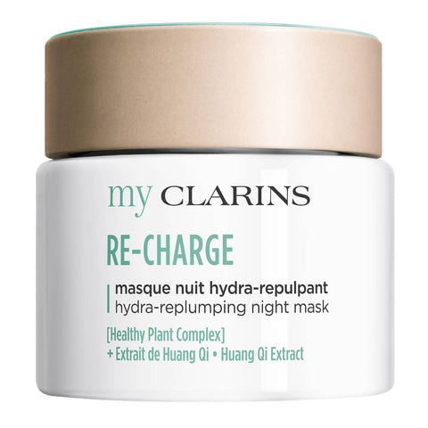 Clarins - my Clarins RE-CHARGE Hydra-plumping night mask - All skin types 50 ml