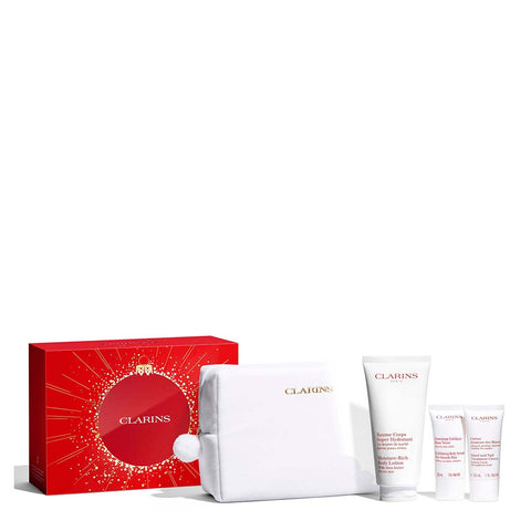 Clarins - Coffret Baume Corps Super Hydratant + 2 produits