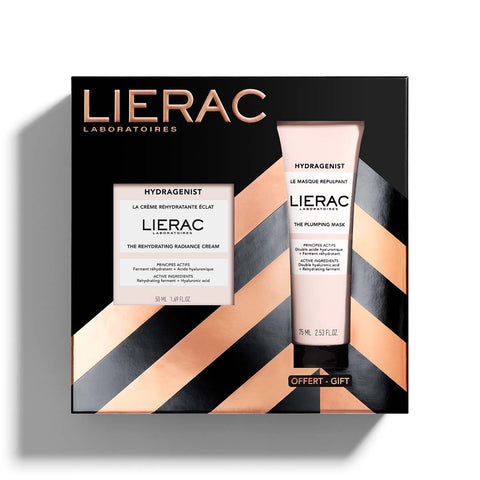 Lierac - Hydragenist - Coffret Noël Crème Réhydratante Éclat + Masque Repulpant