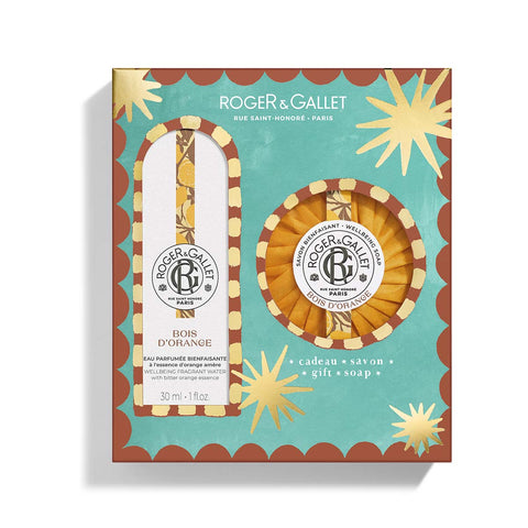 Roger & Gallet - Bois d’Orange - Coffret Eau Parfumée Bienfaisante 30ml + Savon 100g
