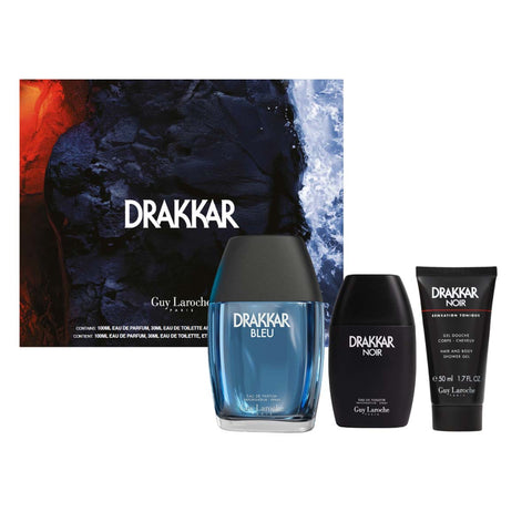 Guy Laroche - Coffret Drakkar Bleu - Eau de Parfum 100ml + 2 produits